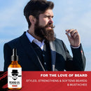 ENVISHA Growth Beard Care Oil Beard Cream Thicker More Full Thicken Hair For Men Grooming Treatment Clean Repair Moisturizing