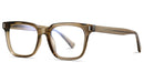 Kachawoo anti blue light glasses TR90 acetate men square glasses frame for women trend Koren style unisex transparent grey