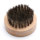 Wooden Hair Beard Brush For Men Natural Wood Comb Boar Bristle Mustache Brush Travel Men's Waves Brush Gifts Birthday Beard Care