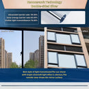 One-Way Perspective Window Film Household Insulating Glass Film 99% Uv for Windows, Balcony, Privacy Protection Mirror Reflective Glass Sticker