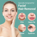 Facial Wax Strips, Facial Hair Removal, Quick and Painless Hair Removal Kit Double Sides Strips