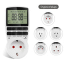 Digital Timer Switch EU Programmable Electronic Timing Socket US UK FR AU Plug Outlet Kitchen Appliance Time Control Day/Hour