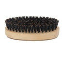 Wooden Hair Beard Brush For Men Natural Wood Comb Boar Bristle Mustache Brush Travel Men's Waves Brush Gifts Birthday Beard Care