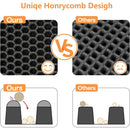 Cat Litter Mat Double Layer Waterproof Urine Proof Trapping Mat Easy to Clean Non-Slip Toilet Pad Cat Scratch Pad Large Foot Pad