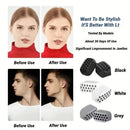 1/2Pcs Large Jaw Exerciser Fitness Jawline Muscle Training Double Chin Reducer Neck Face Slimming Mouth Jawliner Silicone Chew