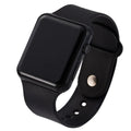 Fashion Sport Digital Watch Women Men Square LED Watches Silicone Belt Electronic Women Digital Watches Clock Montre Femme