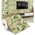 70cmx2m Meter Foam 3D Wall Stickers Self Adhesive Panel Home Decor Living Room Bedroom House Decoration Bathroom Brick Wallpaper