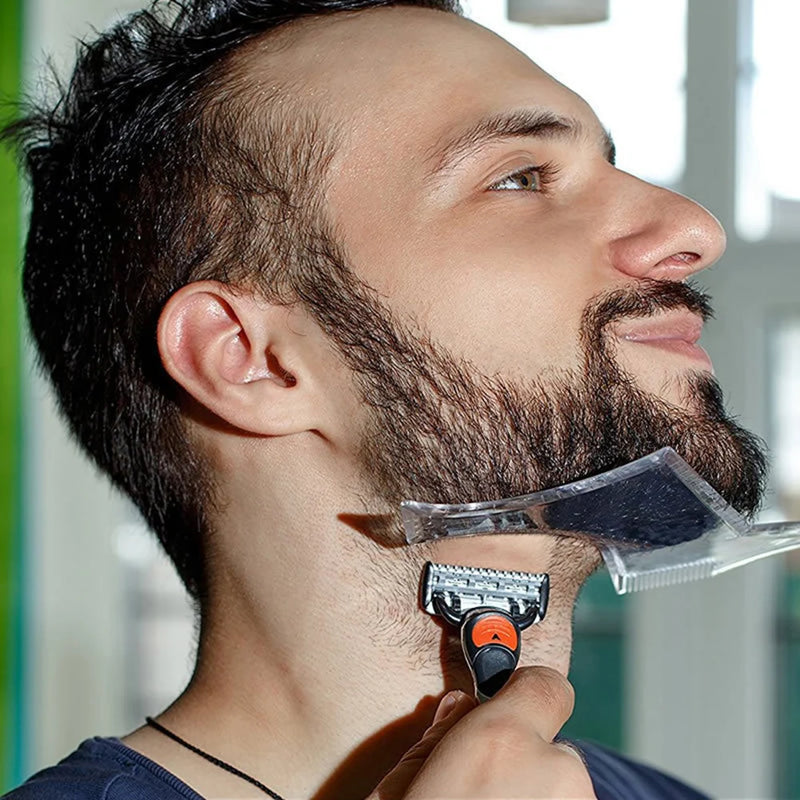 Beard Comb Styling Comb Styling Template Tool Men's All-In-One Tool Beard Styling Tool Shaving And Hair Removal Products