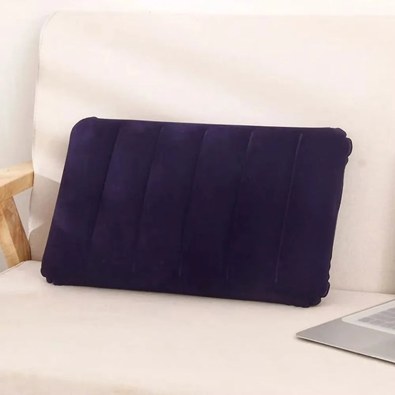 1PC Inflatable Square Pillow For Outdoor Camping Business Travel Portable Comfortable Pillow Cushion Neck Pillow