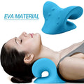 Neck Shoulder Stretcher Relaxer Cervical Chiropractic Traction Device Massage Pillow for Pain Relief Cervical Spine Alignment