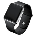 Fashion Sport Digital Watch Women Men Square LED Watches Silicone Belt Electronic Women Digital Watches Clock Montre Femme