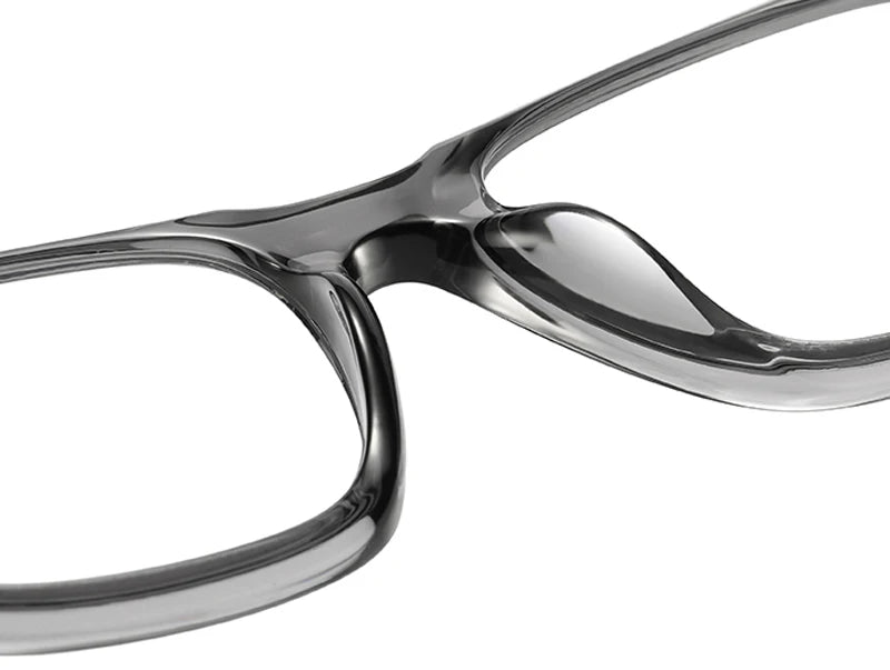 Kachawoo anti blue light glasses TR90 acetate men square glasses frame for women trend Koren style unisex transparent grey