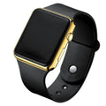 Fashion Sport Digital Watch Women Men Square LED Watches Silicone Belt Electronic Women Digital Watches Clock Montre Femme