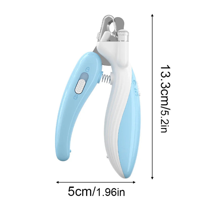 Pet Nail Clippers Cat Dog Nail Trimmer Labor Saving Nail Clipper With Led Light Electric Nail Grinder Dog Grooming Supplies