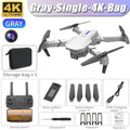 New E88 Pro Wifi Fpv Drone With Hd 4K 1080P Wide Angle Camera Height Control Rc Foldable Quadcopter Helicopter Toy For Gift