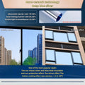 One-Way Perspective Window Film Household Insulating Glass Film 99% Uv for Windows, Balcony, Privacy Protection Mirror Reflective Glass Sticker