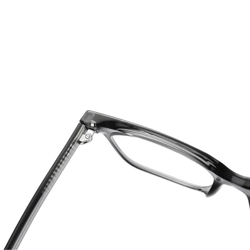 Kachawoo anti blue light glasses TR90 acetate men square glasses frame for women trend Koren style unisex transparent grey