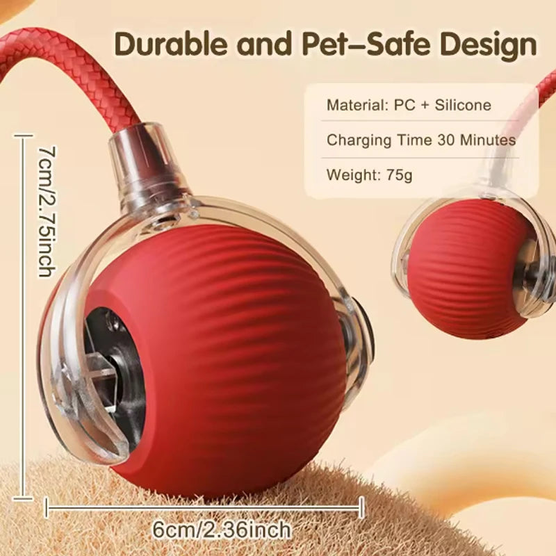 Cat toys cat smart cat balls to help relieve boredom kitten avoid toys pet electric rolling ball artifact