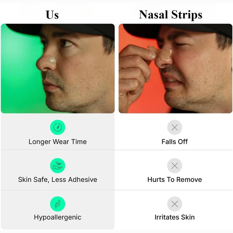 MINISO Sport Nasal Strips Magnetic Nasal Breathing Dilator Kits Increase Air Intake Sleeping Nose Breathe Strips Nasal Dilators
