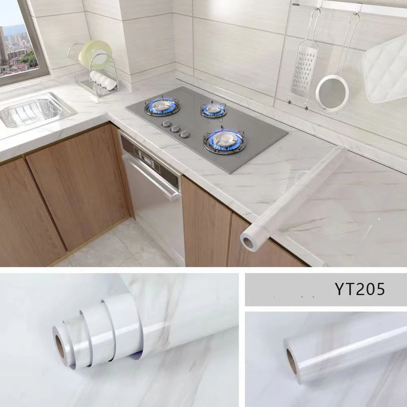 White Self-adhesive Wall Wallpaper Self Adhesive Autohesion Wallpapers Home Decor High Temperature Resistance Waterproof Sticker